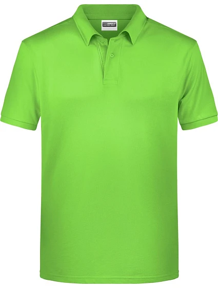 Daiber 8010 Pánske polo tričko z bio bavlny 02.8010 limetkovozelené