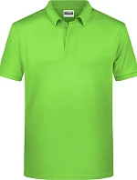 Daiber 8010 Pánske polo tričko z bio bavlny 02.8010 limetkovozelené