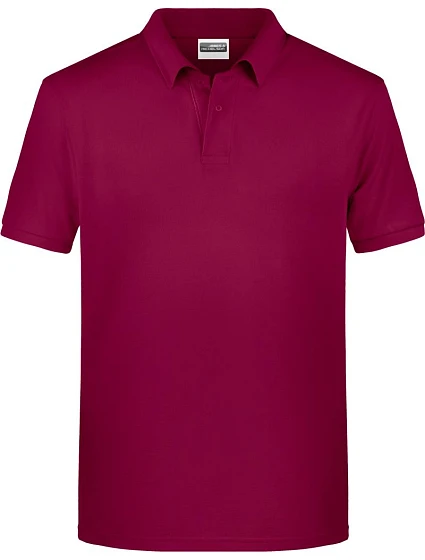 Daiber 8010 Pánske polo tričko z bio bavlny 02.8010 wine Daiber 8010 Pánske polo tričko z bio bavlny 02.8010 wine