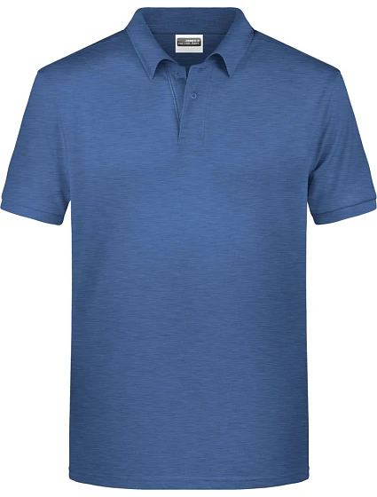 Daiber 8010 Pánske polo tričko z bio bavlny 02.8010 svetlo modrá džínsová melírovaná Daiber 8010 Pánske polo tričko z bio bavlny 02.8010 svetlo modrá džínsová melírovaná