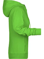 Dámská mikina s kapucí 02. lime green model 22408920 - Daiber
