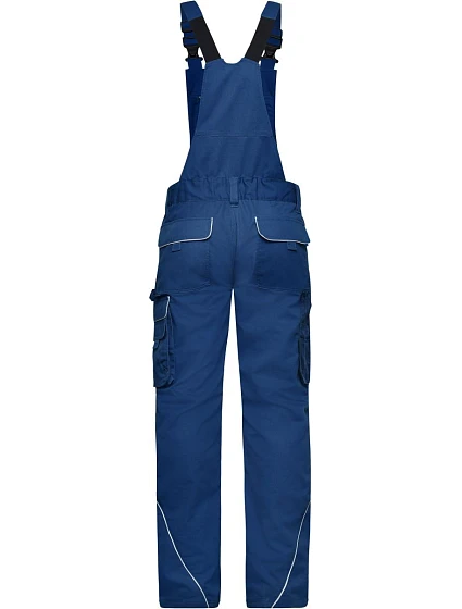 JN (62) Pracovní kalhoty s laclem Solid 02.X dark royal model 22493284 - Daiber