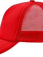 Daiber MB 70 5 panelová polyesterová síťovaná kšiltovka 03.0070 red