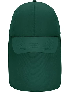 Daiber MB 6243 6 panelová kšiltovka s ochranou krku 03.6243 dark green
