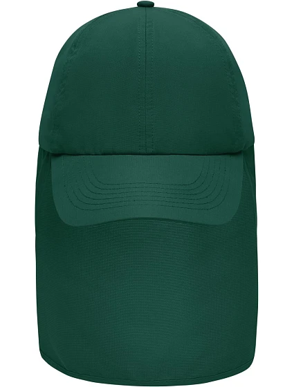 Daiber MB 6243 6-panelová čiapka s ochranou krku 03.6243 tmavozelená Daiber MB 6243 6-panelová čiapka s ochranou krku 03.6243 tmavozelená