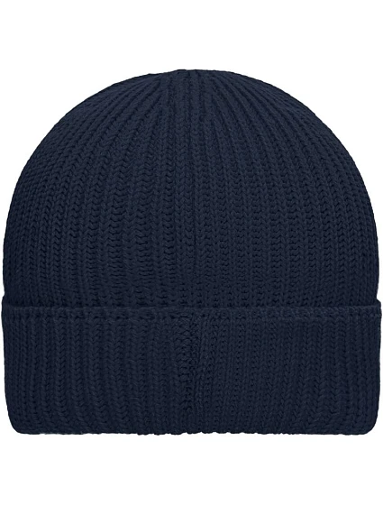 MB Pletená čepice z bio bavlny 03. navy model 22446561 - Daiber MB Pletená čepice z bio bavlny 03. navy model 22446561 - Daiber