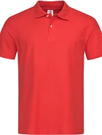 Stedman Polo Men Piqué polo 05.3000 šarlátovo červená