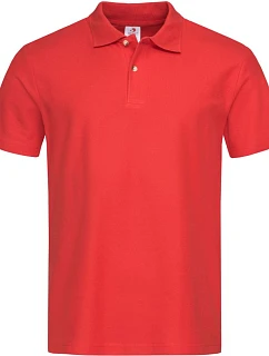 Stedman Polo Men Piqué polo 05.3000 šarlátovo červená
