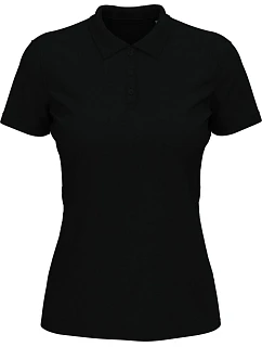 Stedman Lux Polo Women Dámské piqué polo "Lux" 05.9160 black opal