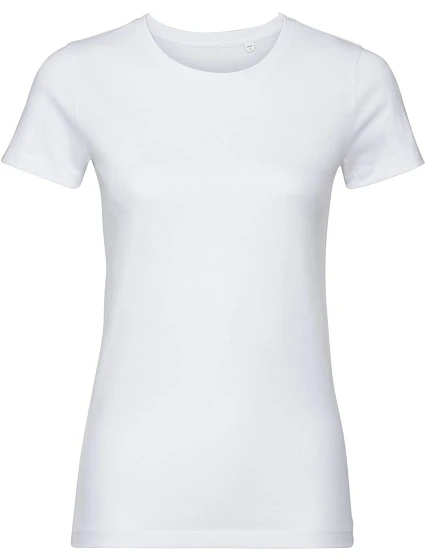 Russell Athletic 108F Dámske tričko Pure Organic 10.108F biele Russell Athletic 108F Dámske tričko Pure Organic 10.108F biele