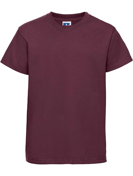 Russell Athletic 180B Detské tričko z hrubej bavlny „Authentic“ 10.180B bordová Russell Athletic 180B Detské tričko z hrubej bavlny „Authentic“ 10.180B bordová