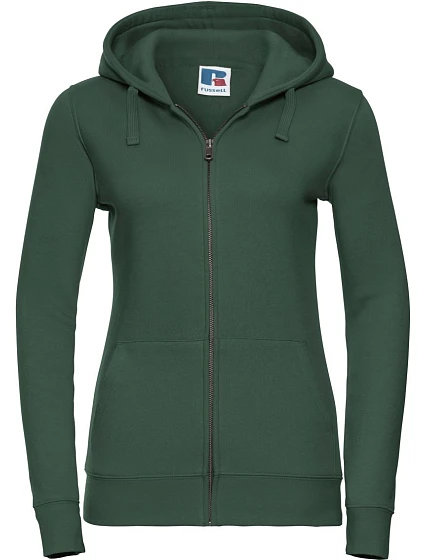 Russell Athletic 266F Dámska mikina s kapucňou „Authentic“ 10.266F fľaškovozelená Russell Athletic 266F Dámska mikina s kapucňou „Authentic“ 10.266F fľaškovozelená