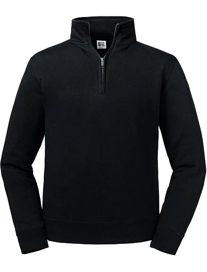Russell Athletic 270M Mikina s 1/4 zipsom „Authentic“ 10.270M čierna