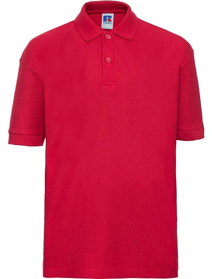 Russell Athletic 539B Detské polo tričko z piké 10.539B classic red Russell Athletic 539B Detské polo tričko z piké 10.539B classic red