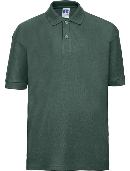 Russell Athletic 539B Detské polo tričko z piké 10.539B fľaškovozelené