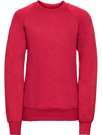 Russell Athletic 762B Detská mikina s raglánovými rukávmi 10.762B classic red