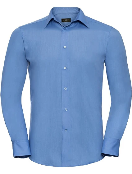 Russell Athletic 924M Popelínová košeľa s dlhým rukávom 11.924M corporate blue Russell Athletic 924M Popelínová košeľa s dlhým rukávom 11.924M corporate blue