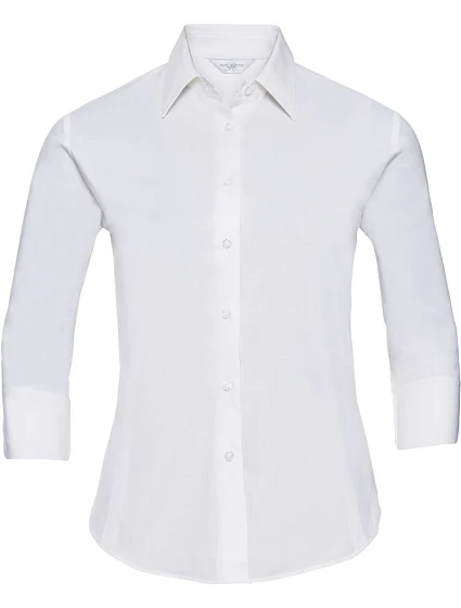 Russell Athletic 946F Elastická halenka s 3/4 rukávem 11.946F white
