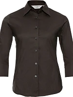 Russell Athletic 946F Elastická halenka s 3/4 rukávem 11.946F chocolate