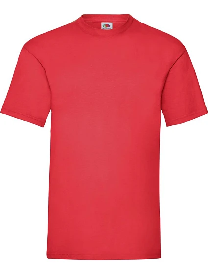 Tričko Fruit of the Loom Valueweight T 16.1036 červené Tričko Fruit of the Loom Valueweight T 16.1036 červené