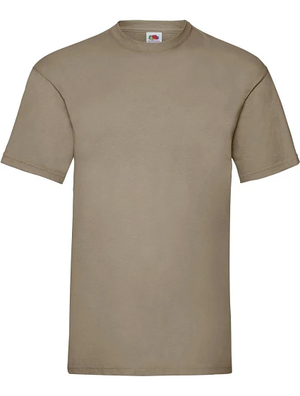 Tričko Fruit of the Loom Valueweight T 16.1036 khaki