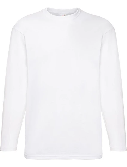 Fruit of the Loom Valueweight T LSL Tričko s dlhým rukávom 16.1038 biele Fruit of the Loom Valueweight T LSL Tričko s dlhým rukávom 16.1038 biele