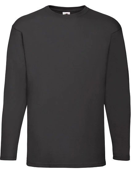 Fruit of the Loom Valueweight T LSL Tričko s dlhým rukávom 16.1038 čierne Fruit of the Loom Valueweight T LSL Tričko s dlhým rukávom 16.1038 čierne