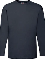 Fruit of the Loom Valueweight T LSL Tričko s dlhým rukávom 16.1038 tmavomodrá