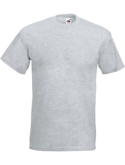 Tričko Fruit of the Loom Super Premium T 16.1044, melírovaná šedá