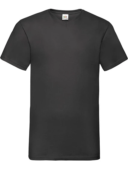 Fruit of the Loom Valueweight V-Neck T Tričko s výstrihom do V 16.1066 čierne Fruit of the Loom Valueweight V-Neck T Tričko s výstrihom do V 16.1066 čierne