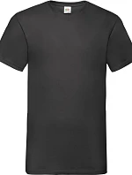 Fruit of the Loom Valueweight V-Neck T Tričko s výstrihom do V 16.1066 čierne