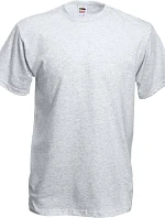 Tričko Fruit of the Loom Heavy Cotton T 16.1212, melírovaná šedá