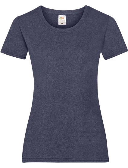Fruit of the Loom Lady-Fit Valueweight T Dámske tričko 16.1372 vintage heather navy Fruit of the Loom Lady-Fit Valueweight T Dámske tričko 16.1372 vintage heather navy