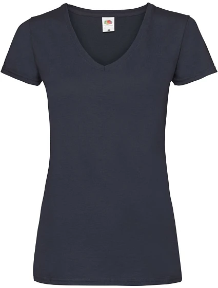 Fruit of the Loom Lady-Fit Valueweight V-Neck T Dámske tričko s výstrihom do V 16.1398 tmavomodrá Fruit of the Loom Lady-Fit Valueweight V-Neck T Dámske tričko s výstrihom do V 16.1398 tmavomodrá