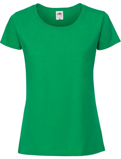 Fruit of the Loom Lady-Fit Iconic 195 T Dámske tričko z hrubej bavlny 16.1424 kelly green Fruit of the Loom Lady-Fit Iconic 195 T Dámske tričko z hrubej bavlny 16.1424 kelly green