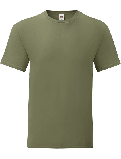 Fruit of the Loom Iconic 150 T Pánske tričko 16.1430 classic olive Fruit of the Loom Iconic 150 T Pánske tričko 16.1430 classic olive