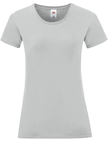 Fruit of the Loom Lady-Fit Iconic 150 T Dámske tričko 16.1432 zinc Fruit of the Loom Lady-Fit Iconic 150 T Dámske tričko 16.1432 zinc