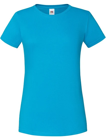 Fruit of the Loom Lady-Fit Iconic 150 T Dámske tričko 16.1432 azúrovomodré Fruit of the Loom Lady-Fit Iconic 150 T Dámske tričko 16.1432 azúrovomodré