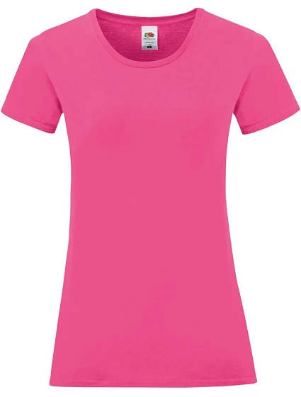Fruit of the Loom Lady-Fit Iconic 150 T Dámske tričko 16.1432 fuchsiová Fruit of the Loom Lady-Fit Iconic 150 T Dámske tričko 16.1432 fuchsiová