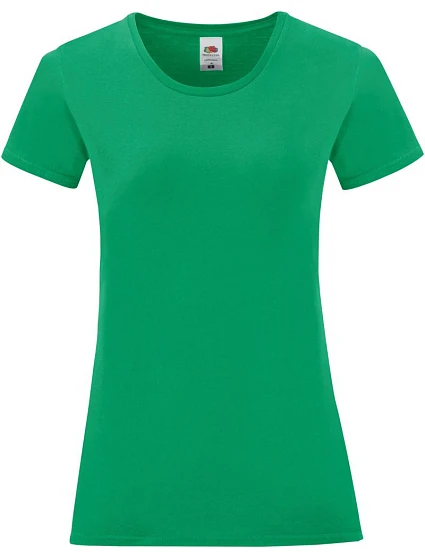 Fruit of the Loom Lady-Fit Iconic 150 T Dámske tričko 16.1432 kelly green Fruit of the Loom Lady-Fit Iconic 150 T Dámske tričko 16.1432 kelly green