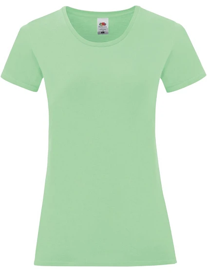 Fruit of the Loom Lady-Fit Iconic 150 T Dámske tričko 16.1432 neomint Fruit of the Loom Lady-Fit Iconic 150 T Dámske tričko 16.1432 neomint