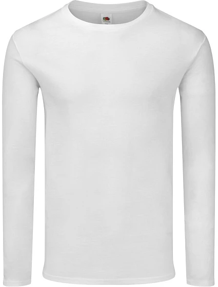 Fruit of the Loom Iconic 150 LSL T Tričko s dlhým rukávom 16.1446 biele