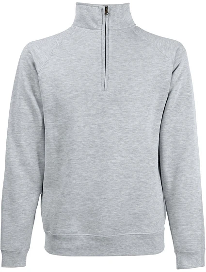 Fruit of the Loom Premium Zip Neck Sweat Mikina s 1/4 zipsom 16.2032 melírovaná šedá Fruit of the Loom Premium Zip Neck Sweat Mikina s 1/4 zipsom 16.2032 melírovaná šedá