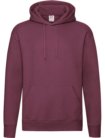 Fruit of the Loom Premium Hooded Sweat Pánska mikina s kapucňou 16.2152 bordová Fruit of the Loom Premium Hooded Sweat Pánska mikina s kapucňou 16.2152 bordová