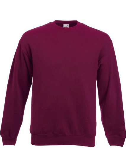 Fruit of the Loom Premium Set-In Sweat Pánska mikina 16.2154 bordová Fruit of the Loom Premium Set-In Sweat Pánska mikina 16.2154 bordová