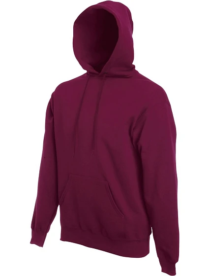 Fruit of the Loom Classic Hooded Sweat Mikina s kapucňou 16.2208 bordová Fruit of the Loom Classic Hooded Sweat Mikina s kapucňou 16.2208 bordová