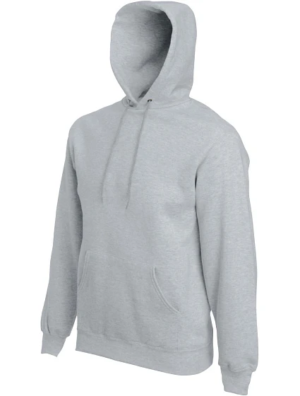 Fruit of the Loom Classic Hooded Sweat Mikina s kapucňou 16.2208 heather grey Fruit of the Loom Classic Hooded Sweat Mikina s kapucňou 16.2208 heather grey