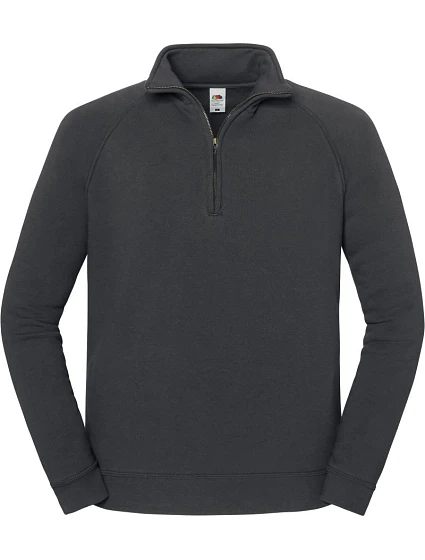 Iconic Premium Zip Neck Sweat Těžká mikina s 1/4 zipem model 22459613 light graphite - Fruit of the Loom Iconic Premium Zip Neck Sweat Těžká mikina s 1/4 zipem model 22459613 light graphite - Fruit of the Loom
