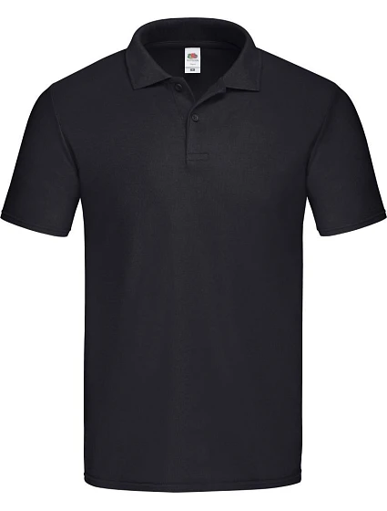 Fruit of the Loom Original Polo Pánske piqué polo 16.3050 čierne
