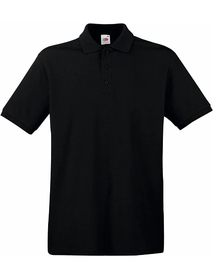 Fruit of the Loom Premium Polo Piqué – polokošeľa 16.3218, čierna Fruit of the Loom Premium Polo Piqué – polokošeľa 16.3218, čierna
